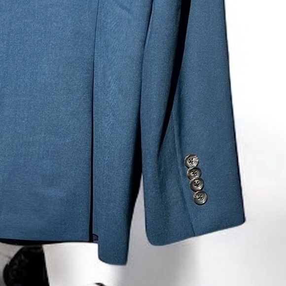 🌻NEW Jack Victor Esprit Solid Stretch Wool Suit Jacket | Men's Size 42 Regular - Picture 6 of 12